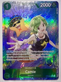 One Piece TCG OP06-025 Camie Alt Art Wings of the Captain English - Image 1
