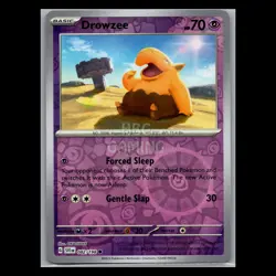 Pokemon Card - Drowzee 082/198 - Reverse Holo - Scarlet and Violet Base Set - Image 1