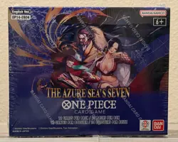 One Piece TCG OP-14-EBO4 The Azure Sea's Seven Booster Box Sealed 24 Packs - Image 1