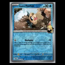 Destined Rivals - Cynthia's Feebas - 052/182 - Reverse Holo - TCG Pokemon Card - Image 1