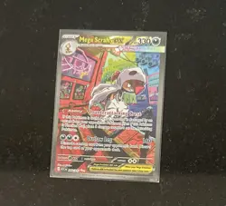 Pokemon TCG Mega Scrafty Ex Special Illustration Rare Ascended Heroes 285/217 - Image 1