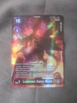 Digimon Card Game EX10-060 Lucemon Satan Mode Super Rare SP Alternate Art - Image 1
