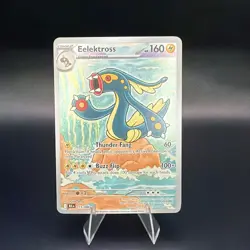 Eelektross 115/086 Illustration Rare, Black Bolt, Full Art Holo, Pokemon TCG, NM - Image 1