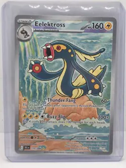 Pokemon TCG Eelektross Illustration Rare Black Bolt 115/086 NM Condition - Image 1