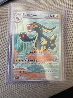Pokemon TCG Eelektross Illustration Rare Black Bolt 115/086 NM Condition - Image 1