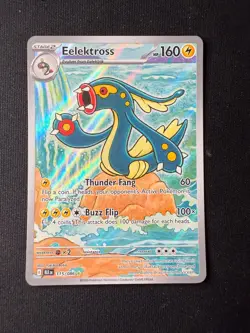 Pokemon TCG Eelektross 115/086 Illustration Rare – Black Bolt – Near Mint - Image 1