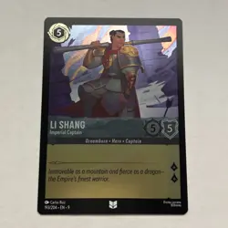 Li Shang 193/204 Disney Lorcana Fabled Uncommon Cold Foil Card NM - Image 1
