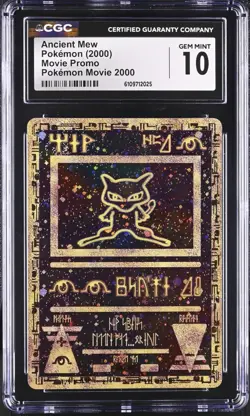 CGC 10 Ancient Mew 2000 Pokemon game movie promo- english- GEM MINT card - Image 1
