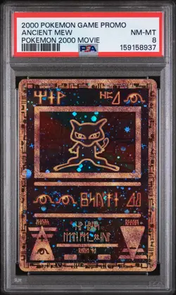 2000 POKEMON GAME MOVIE POKEMON 2000 MOVIE ANCIENT MEW PSA 8 - Image 1