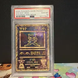 2000 POKEMON GAME MOVIE POKEMON 2000 MOVIE ANCIENT MEW PSA 10 - Image 1