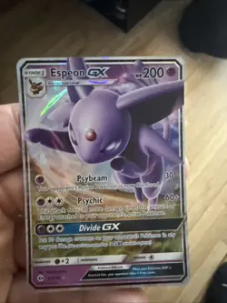 Pokemon TCG Espeon GX Holo Ultra Rare Card 2017 Sun & Moon Base Set 61/149 Lp - Image 1