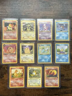 Pokemon Vintage Card Lot / 11 Cards - Image 1
