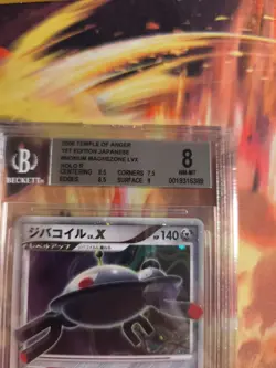 Pokemon Card Magnezone Lv. X Stormfront Sturmtief Holo 1. Ed Japanese BGS 8 - Image 4