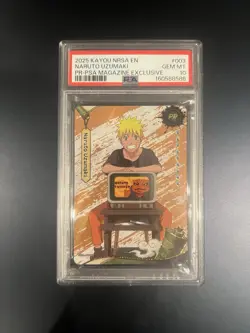Naruto Uzumaki 003 PSA Magazine Exclusive Promo Kayou Naruto PSA 10 Gem Mint - Image 1