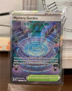 Pokemon TCG Mystery Garden Trainer Card Holo Rare NM 172/132 Mega Evolution - Image 1