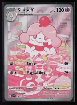 Slurpuff 236/217 Illustration Rare Ascended Heroes Pokemon Holo - Image 1