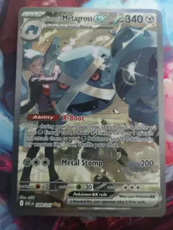 Pokemon TCG Steven's Metagross ex 289/217 Ascended Heroes SIR - Image 3