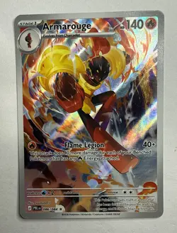 Armarouge 086/084 Me05: Pitch Black Holo Pokemon TCG - Image 1