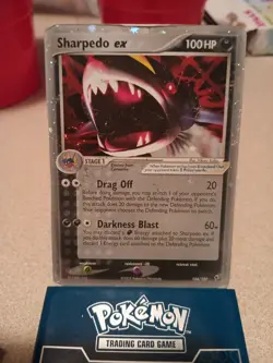 Pokemon Sharpedo ex 104/107 EX Deoxys Holo Ultra Card HP - Image 1