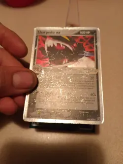 Pokemon Sharpedo ex 104/107 EX Deoxys Holo Ultra Card HP - Image 2