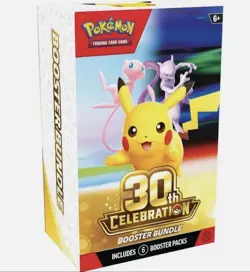 PRESALE Pokemon TCG 30th Anniversary Booster Bundle - Confirmed Preorder - Image 1
