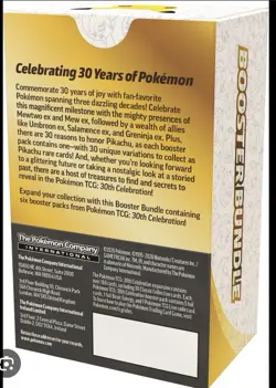 PRESALE Pokemon TCG 30th Anniversary Booster Bundle - Confirmed Preorder - Image 3