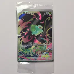 Pokemon Card Bulbasaur 133/132 Mega Evolution Stamped Promo Sealed - Image 1