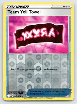 Pokemon Team Yell Towel Shining Fates SHF UC RH 063/072 NM - Image 1