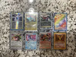 Pokemon Card Lot Of 8 Moltres 1st Edition Charizard Snorlax Lugia Salamence - Image 1