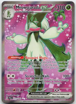 Meowscarada ex 231/193 Ultra Rare Paldea Evolved Holo Near Mint - Image 1