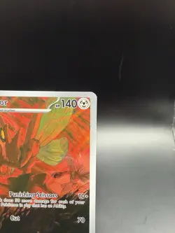 Scizor 205/197 Illustration Rare IR Holo SV03: Obsidian Flames Pokemon Card TCG - Image 4