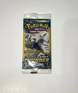 Pokemon TCG Sun And Moon Lost Thunder 3-Card Booster Pack!! 2 Pack Bundle!Sealed - Image 2
