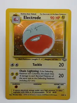 1999 Pokemon Jungle Electrode 2/64 Holo Rare Vintage WOTC MP - Image 1