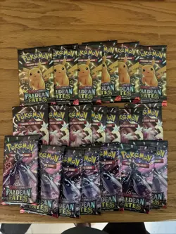 Pokemon TCG 20x Paldean Fates Booster Packs Sealed - Image 1