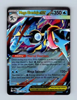 Mega Greninja ex 022/086 Double Rare Chaos Rising Pokemon Holo Near Mint - Image 1