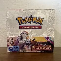 Pokemon TCG Scarlet & Violet Paldea Evolved Booster Box SEALED - Image 1