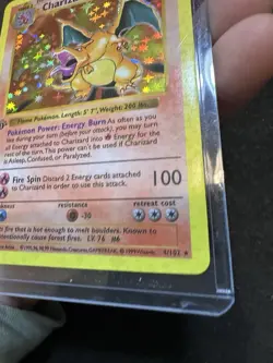 Pokemon Cards Custom Made Very High Quality Holographic Charizard 1st Edition - Image 2