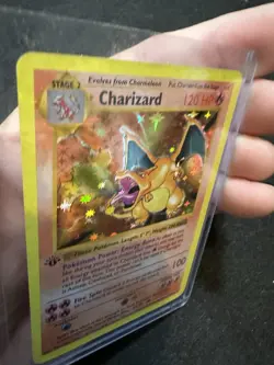 Pokemon Cards Custom Made Very High Quality Holographic Charizard 1st Edition - Image 3