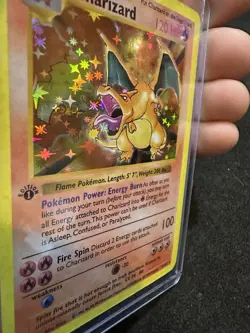 Pokemon Cards Custom Made Very High Quality Holographic Charizard 1st Edition - Image 5