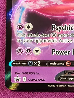 Pokemon TCG Deoxys V SWSH266 Sword & Shield Promo Holo Card LP - Image 4