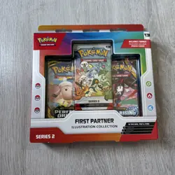 Pokemon TCG First Partner Illustration Collection Series 2 Box 3 Promo Cards - Image 1