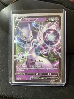 Pokemon TCG - Mewtwo V 030/078 - Holo Rare - Pokemon Go *NM/M Aga - Image 1