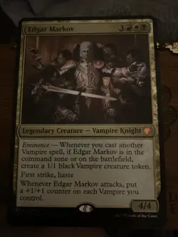 Edgar Markov Magic: The Gathering Legendary Creature Card - Image 1