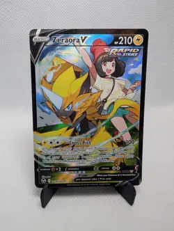 The Pokemon Company Zeraora V TG16/TG30 Silver Tempest UR Holo 210 HP EN - Image 1