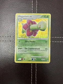 Pokemon TCG - Meganium - 13/123 - Mysterious Treasures - DMG Holo Rare (2007) - Image 1