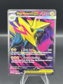 Mega Manectric ex - 158/132 Pokemon ME01: Mega Evolution - NM - Image 1