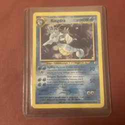 Kingdra Holo Rare card from the 2000 Neo Genesis set vintage Pokemon - Image 1