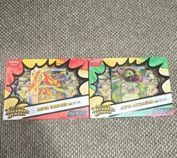 Pokemon Ascended Heroes Emboar & Meganium EX Box Lot (2) English 2025 - Image 1