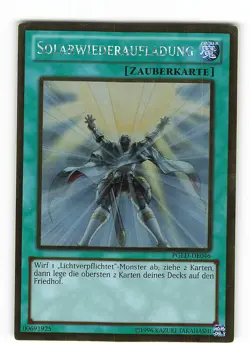 Yugioh SOLARWIEDERAUFLADUNG , pgld-de046 Gold Rare deutsch Near Mint - Image 1