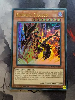 Burning Dragon MP24-EN251 Ultra Rare 1st Edition YuGiOh TCG Card - Image 1